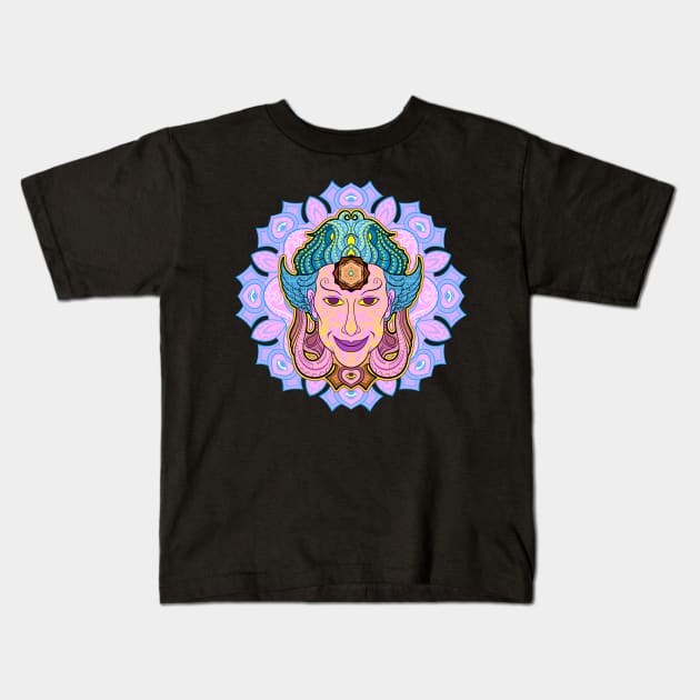 Goddess of Love Kids T-Shirt by Koko Ricky